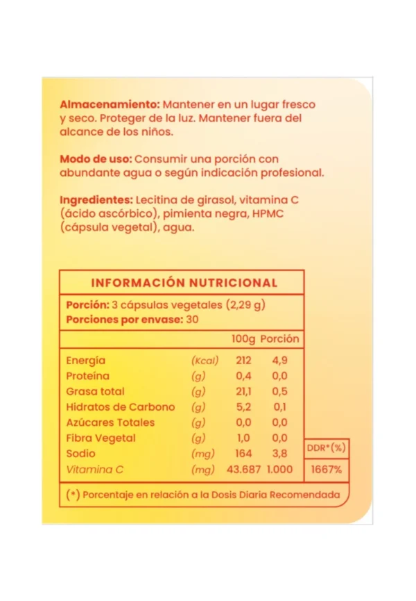Vitamina C Liposomal 1000mg 90c