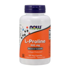 L-Prolina 500 mg, 120 Capsulas