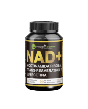 NAD+ (NICOTINAMIDA RIBOSA + TRANS RESVERATROL + QUERCETINA) 60 capsulas