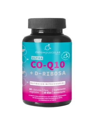 Coenzima Q10 + D Ribosa 60 Capsulas Vegetales
